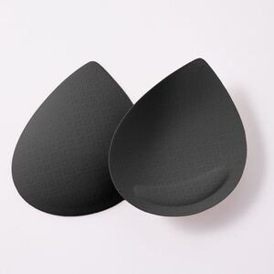 Black Teardrop Bra padding NWT